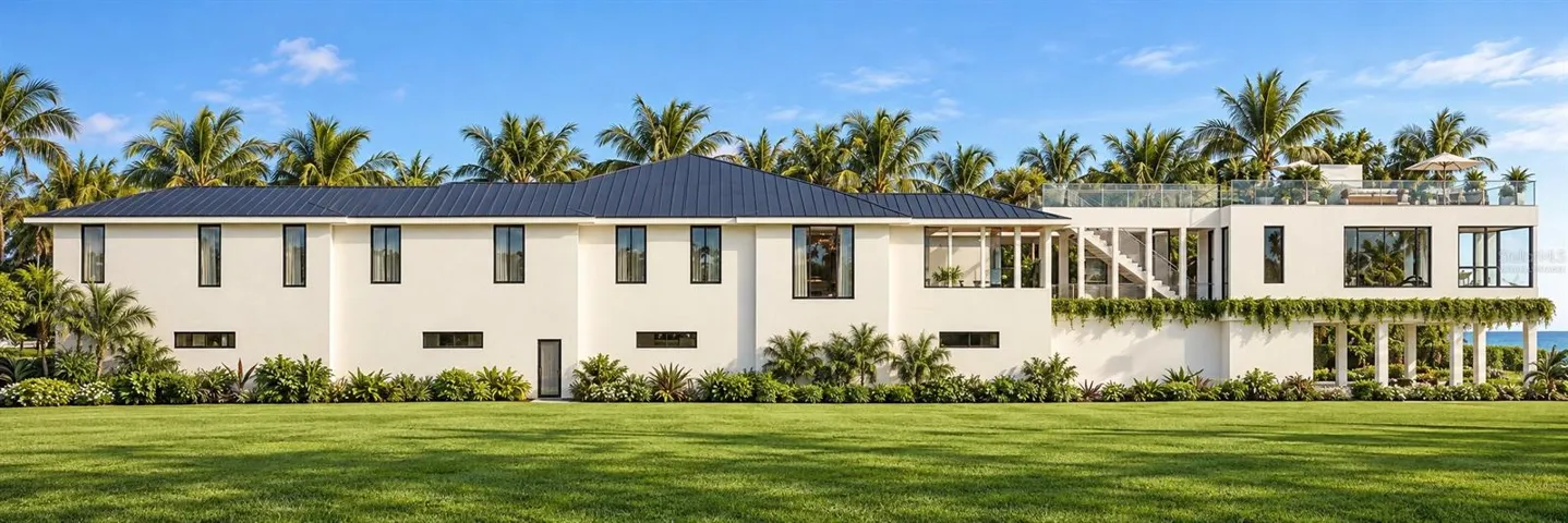 Side of the home. Virtually staged.