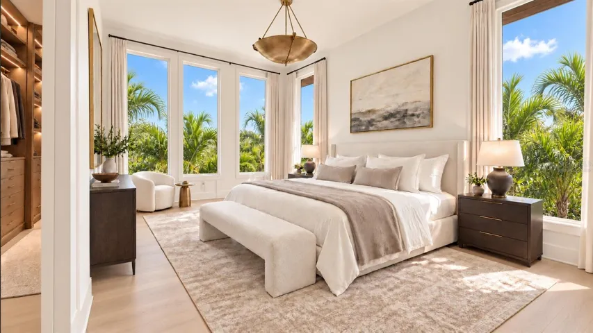 Guest bedroom. Virtually staged.