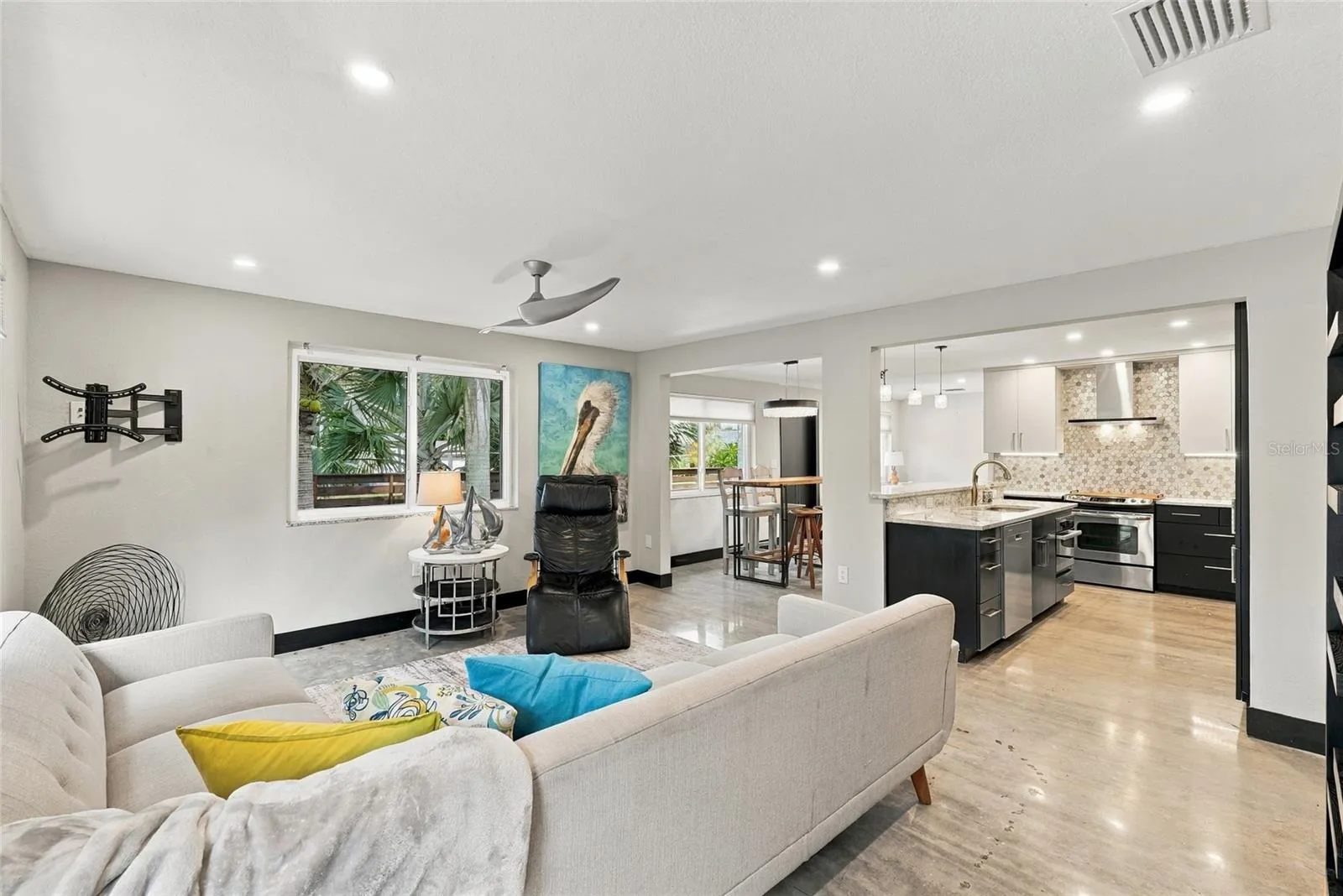 open concept furnished or unfurnished