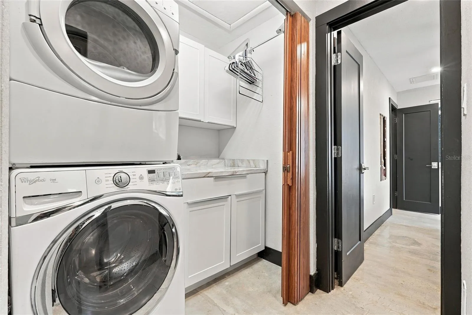 laundry area inside unit