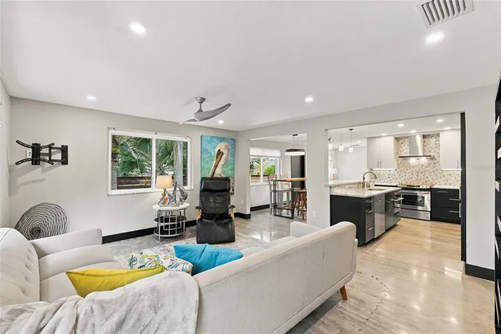 open concept furnished or unfurnished