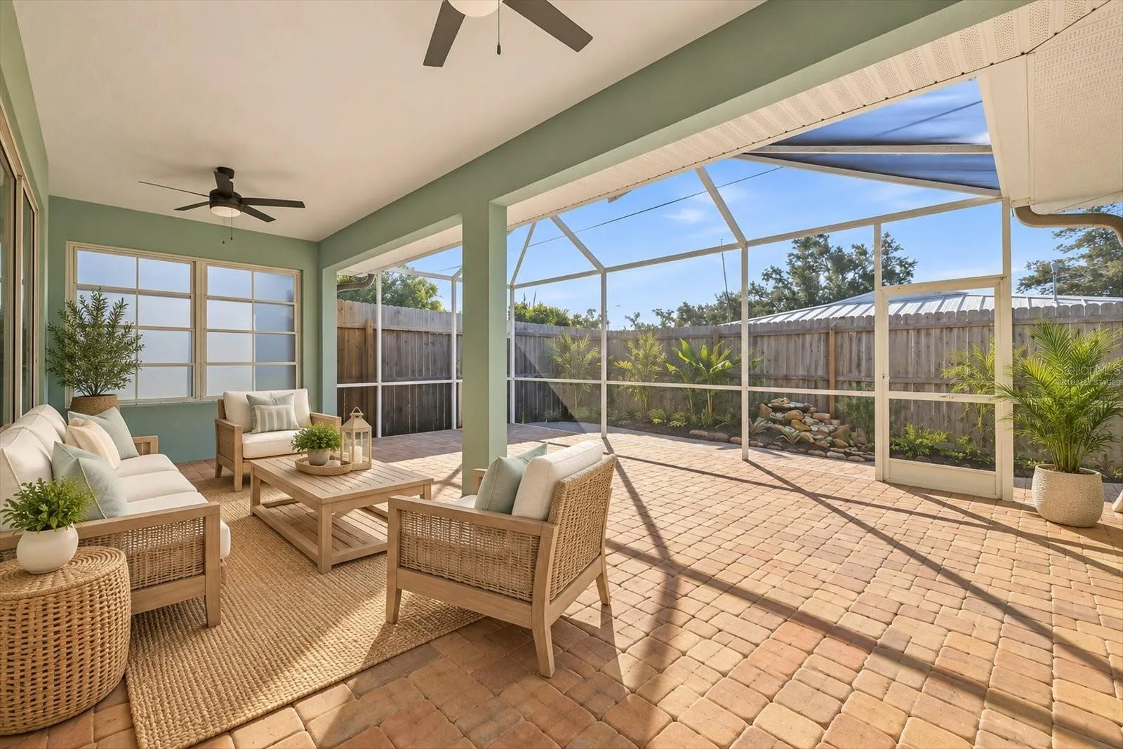 Virtually Staged Lanai