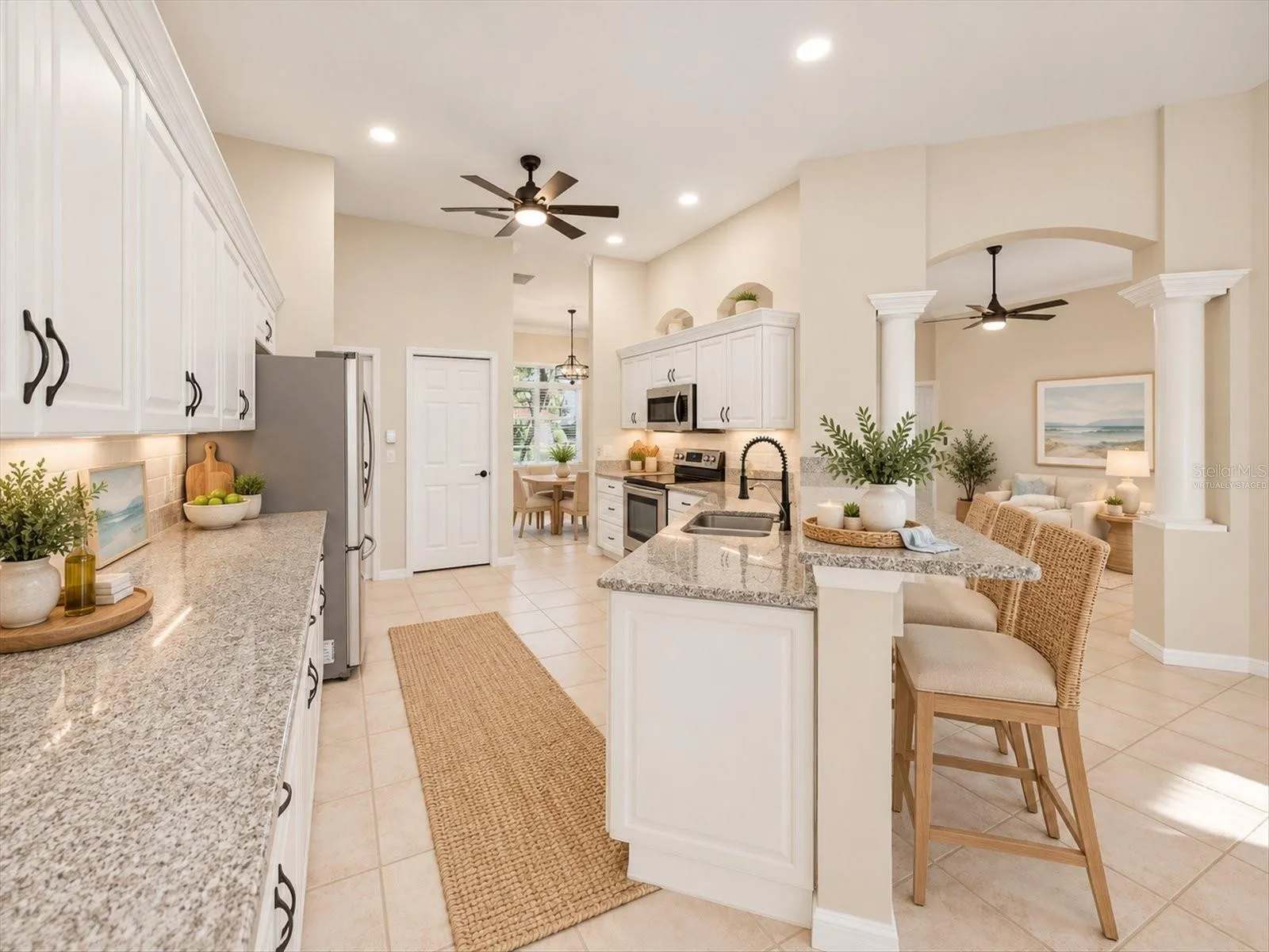 Virtually Staged Kitchen