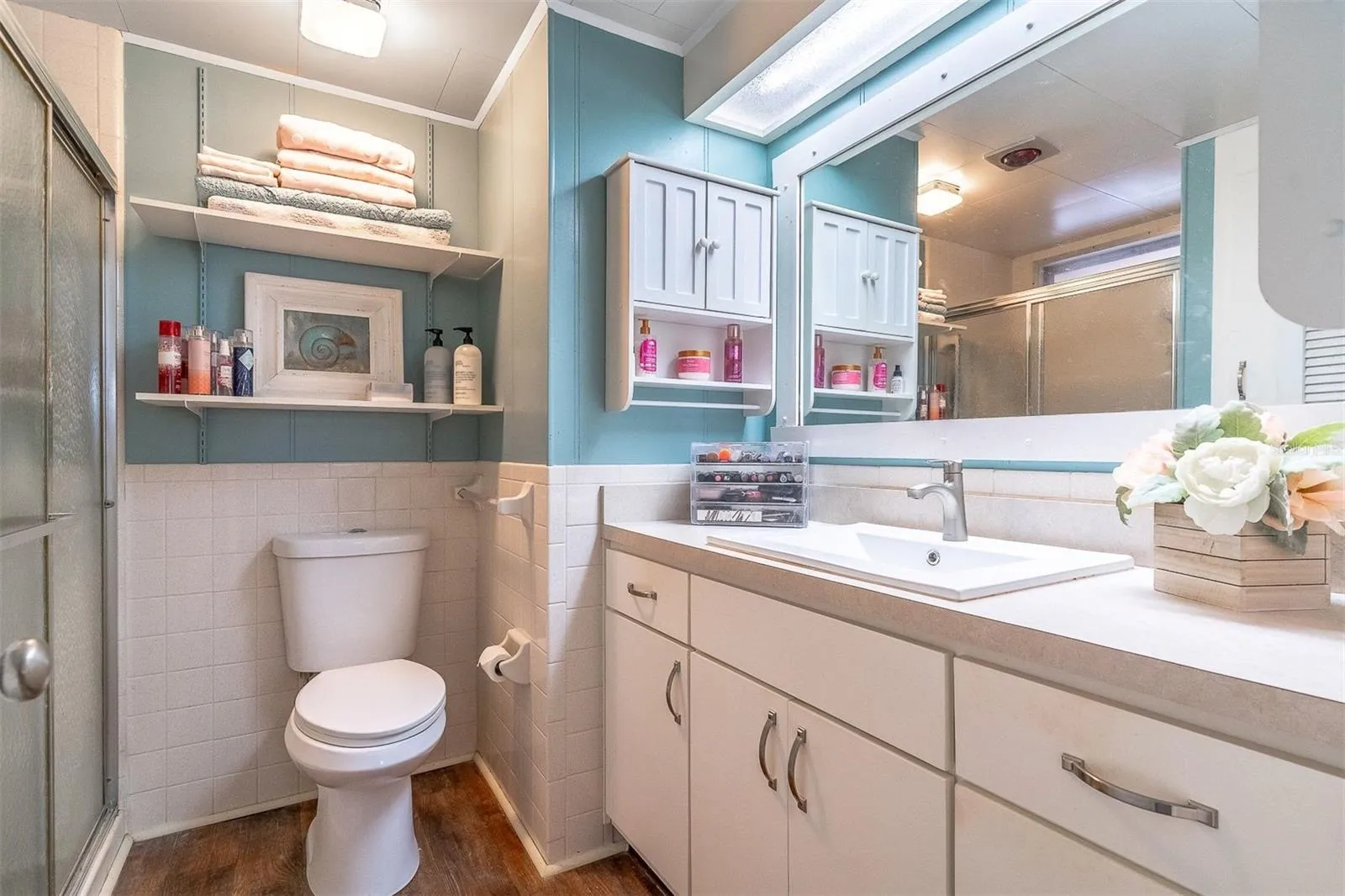 Primary Bathroom with newer vanity