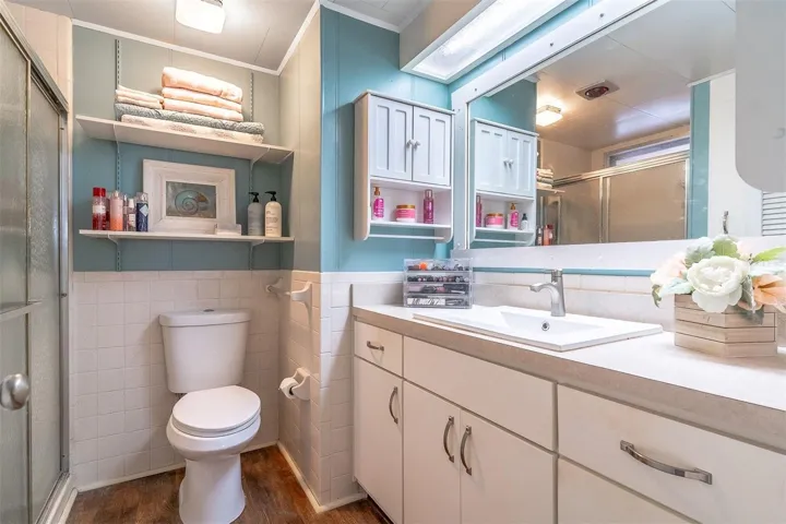 Primary Bathroom with newer vanity