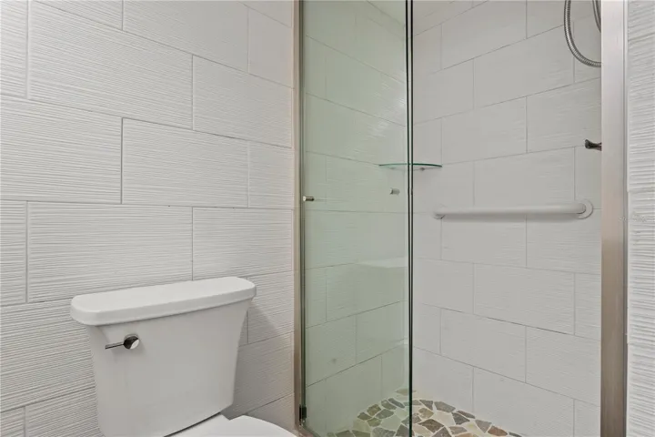 Walk in Shower in Guest Bath