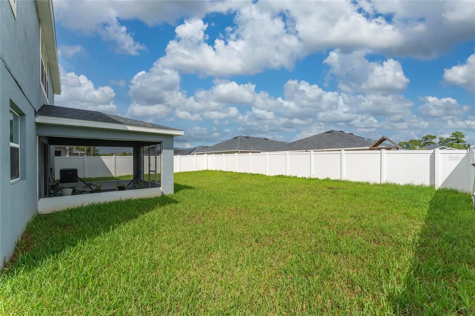 Backyard fenced