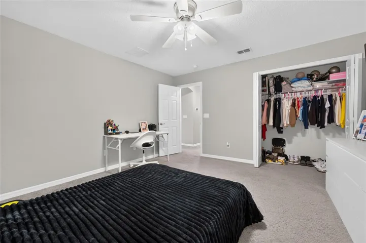 bedroom second floor back to front