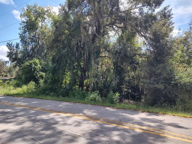 Paved road frontage