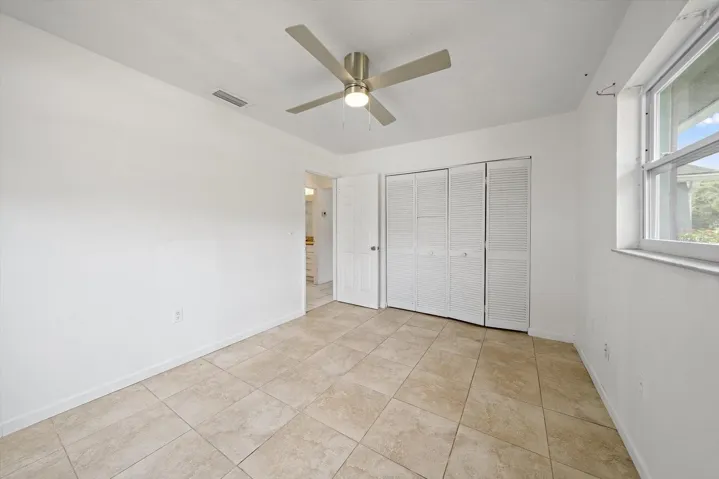 Another view of 2nd bedroom, looong Closet