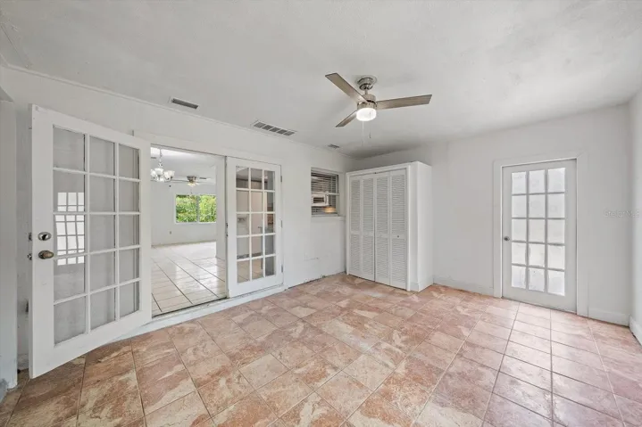 Bonus room off dining room