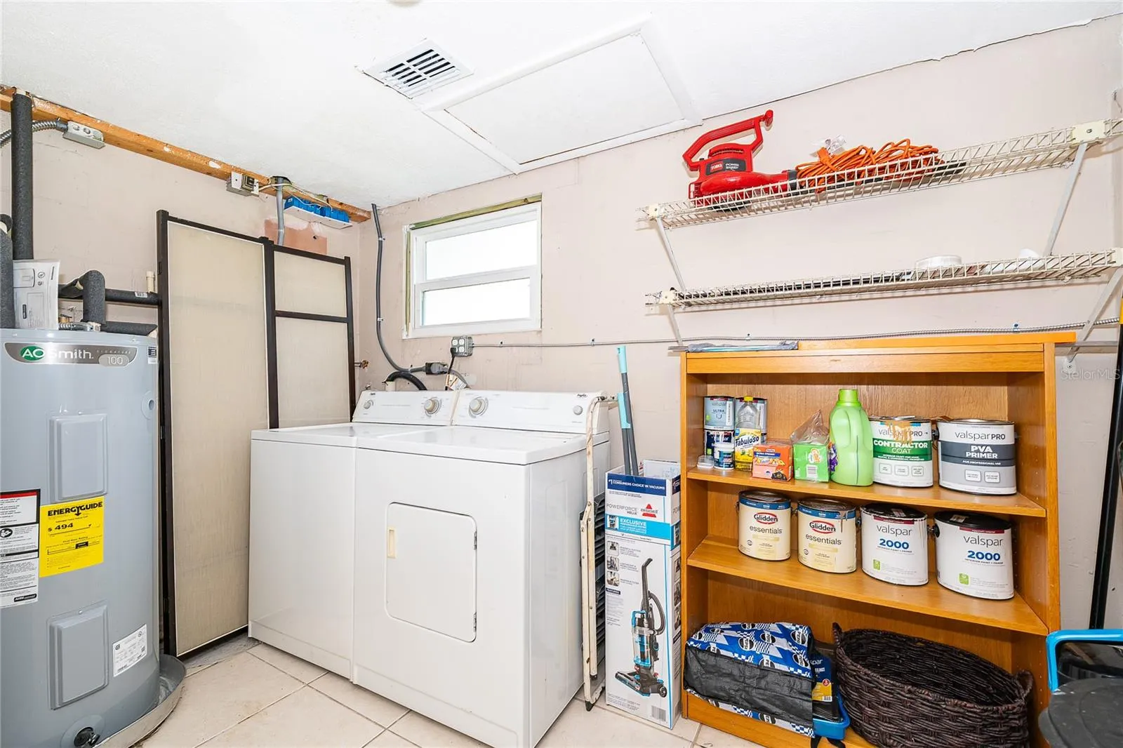 Inside Laundry/Storage Room