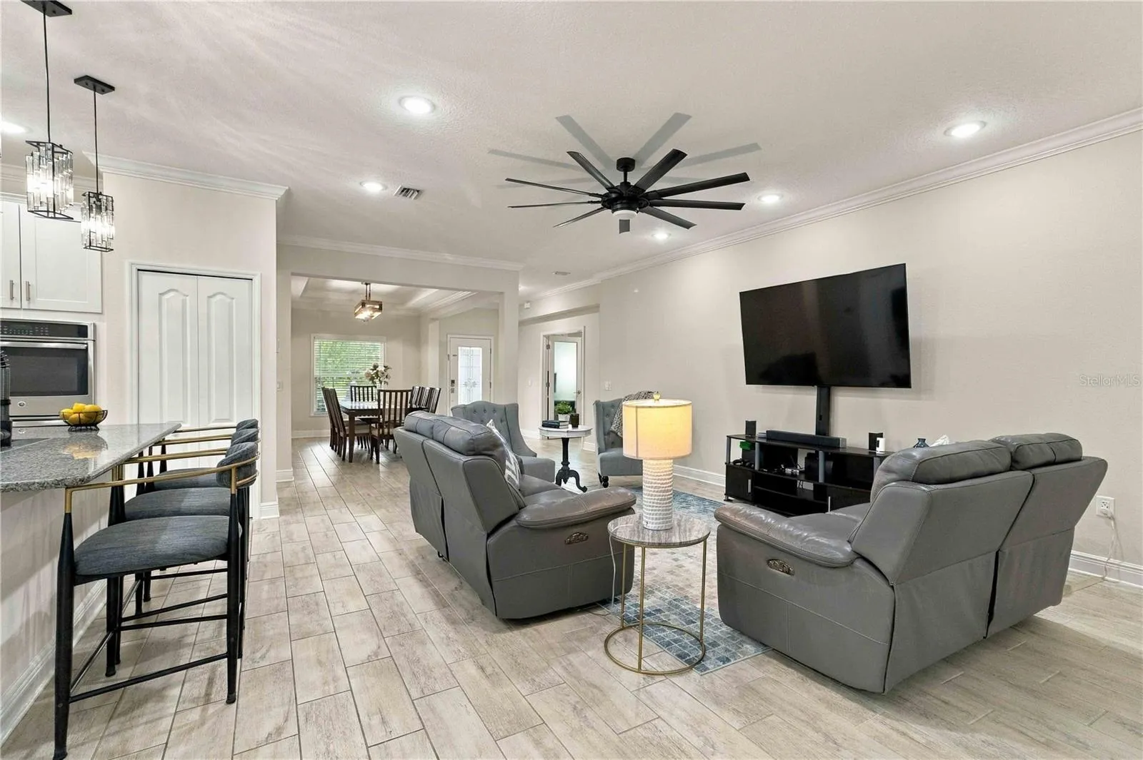 Open living area