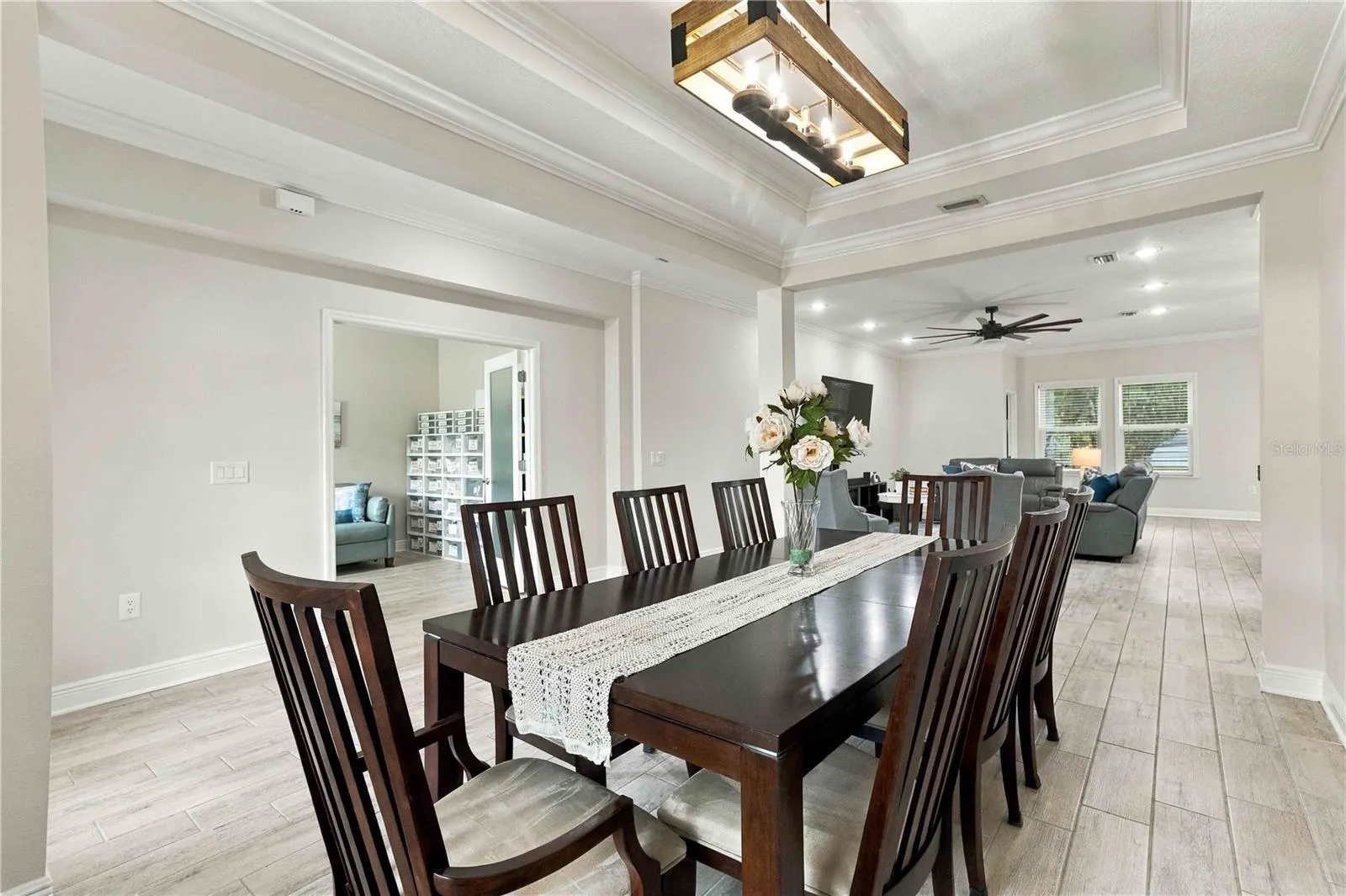 Bright and inviting dining area