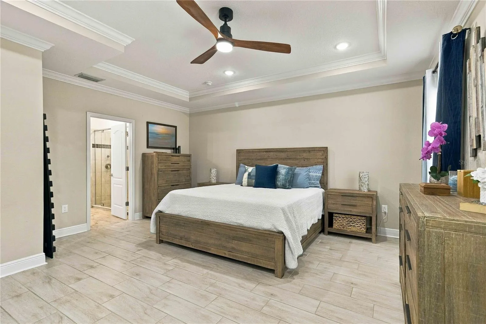Spacious owner's retreat