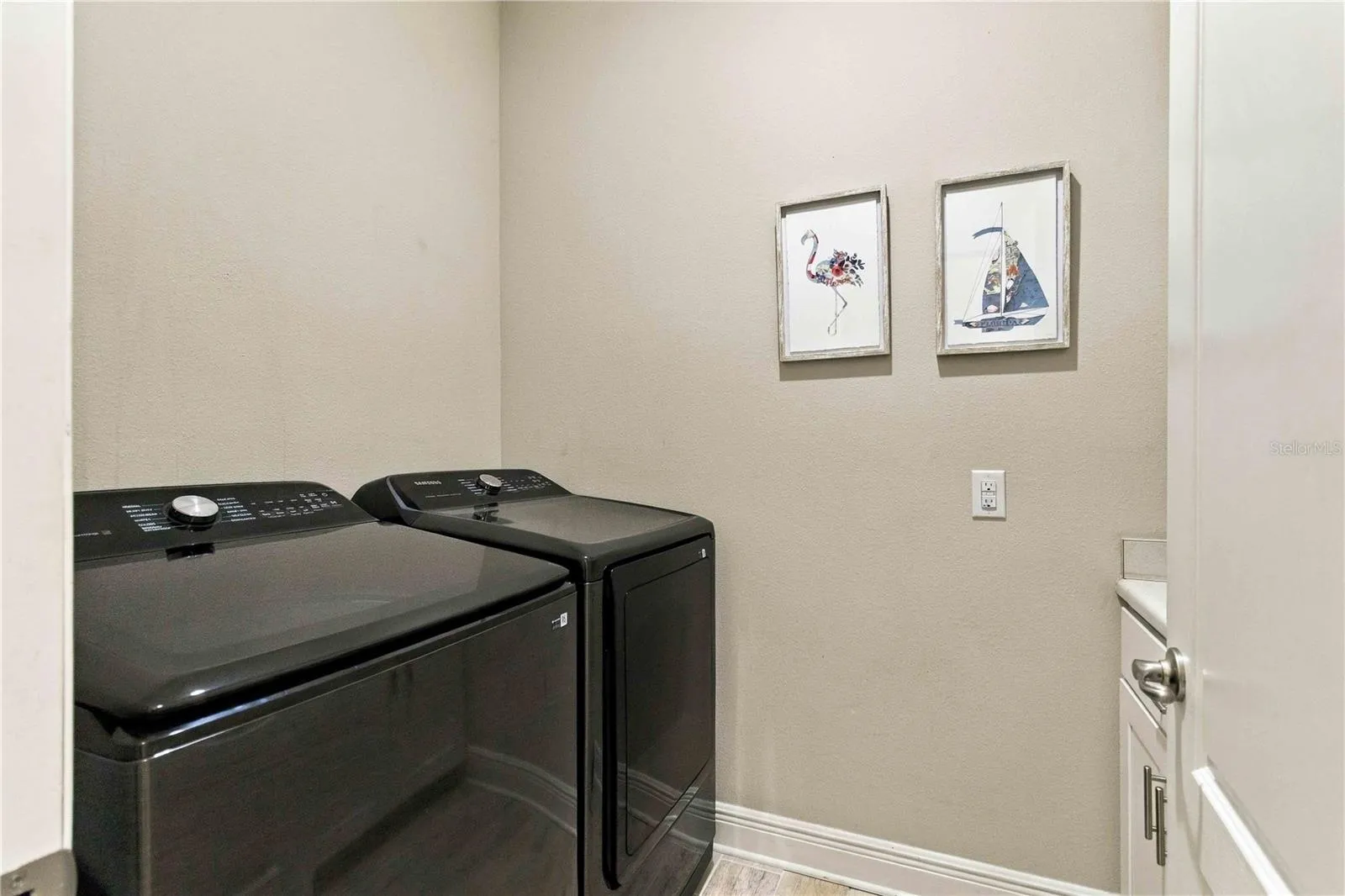 Laundry room with ample storage