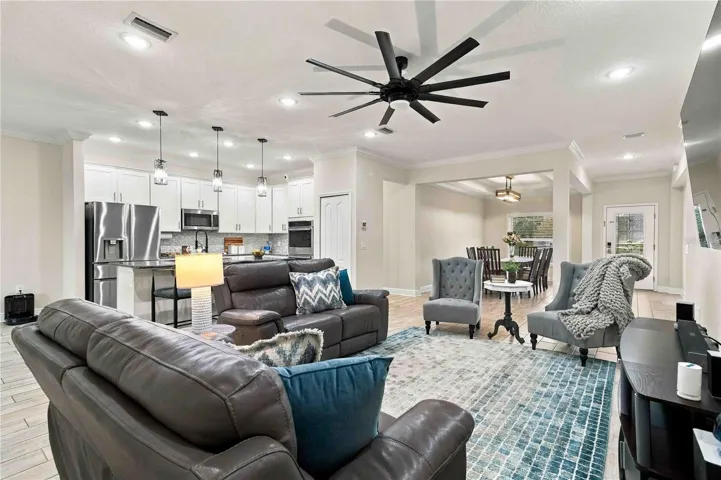 Light-filled living area