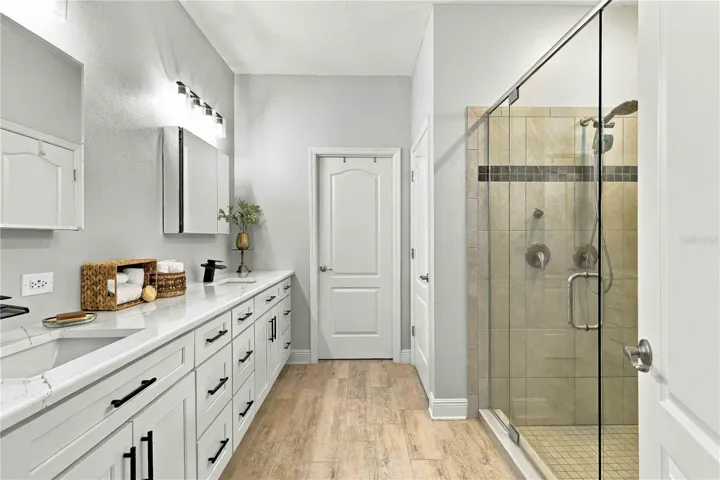 Updated owner's bathroom