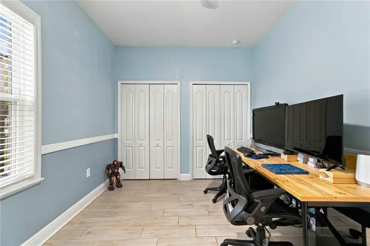 Secondary bedroom with natural light