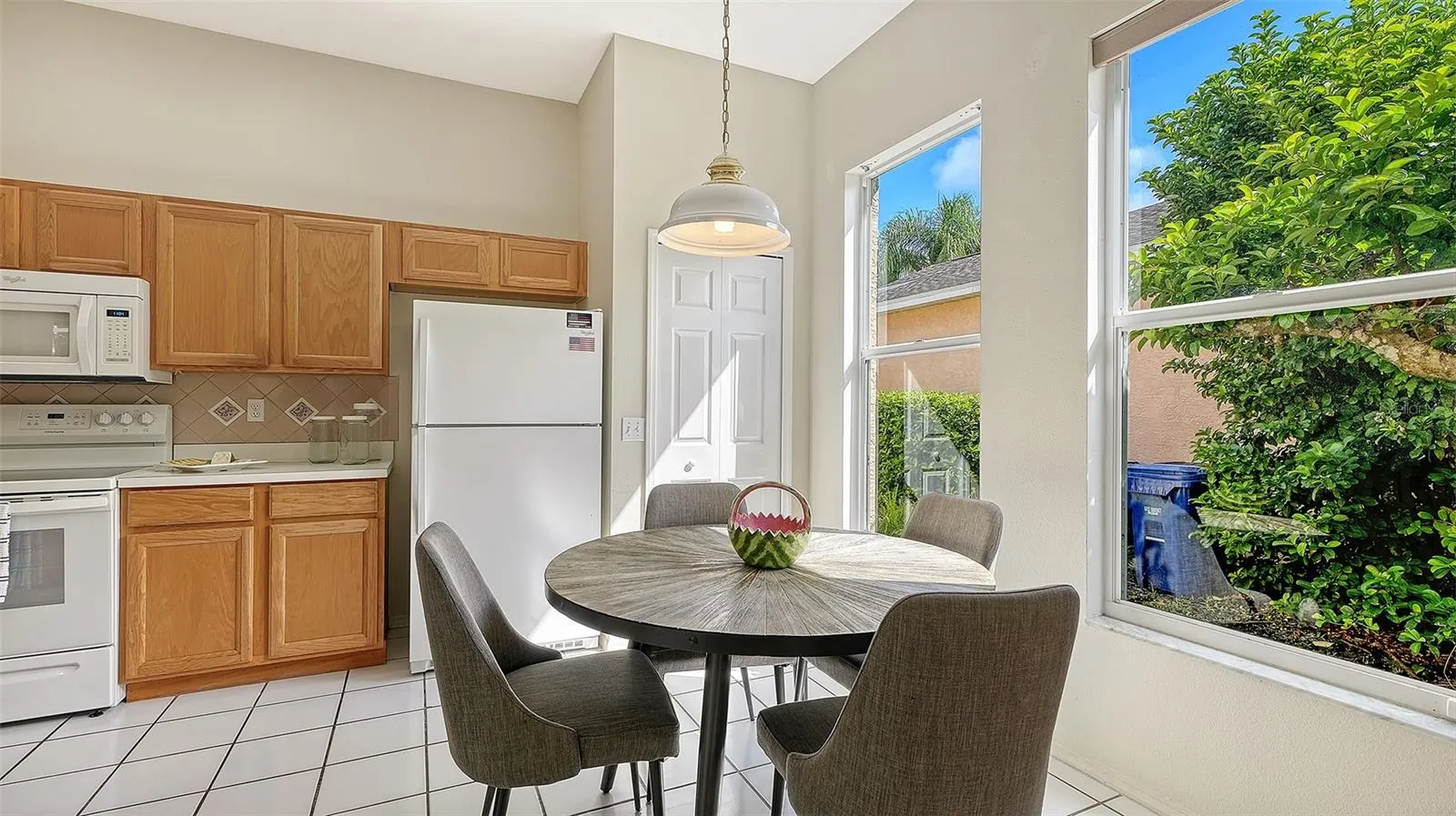 dinette area and pantry
