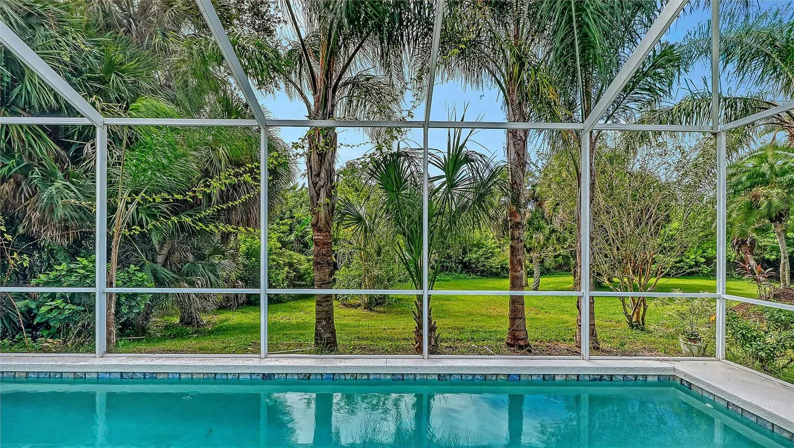 Pool overlooking the preserve
