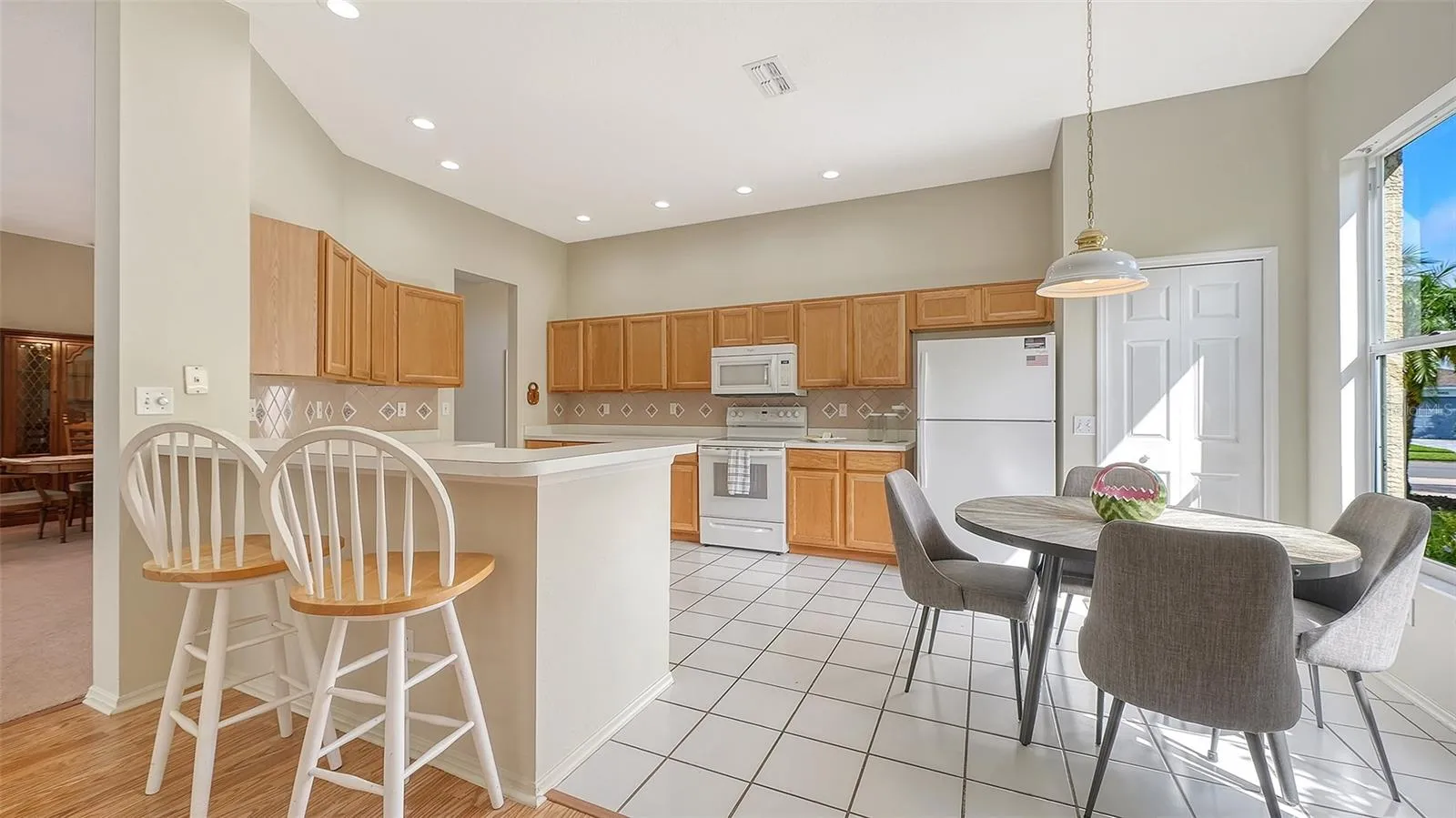 spacious kitchen