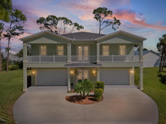 4 Car Garage/Front of Home