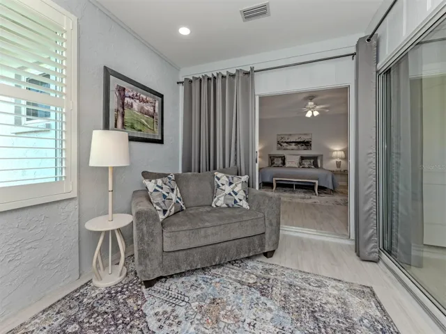 The Florida room can also double as guest overflow space for special holidays