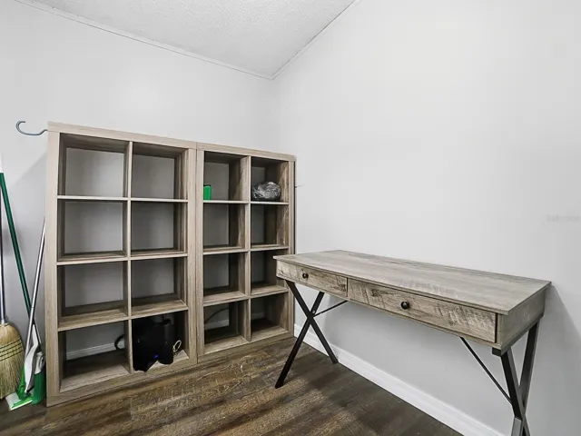 Bonus room can be used for storage, or office or craft area