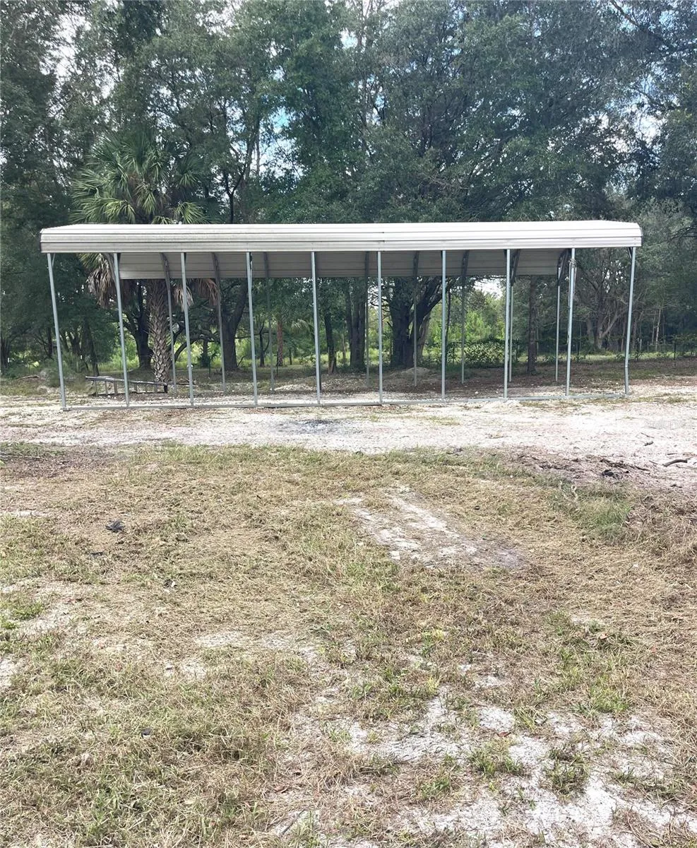 Side view RV cover