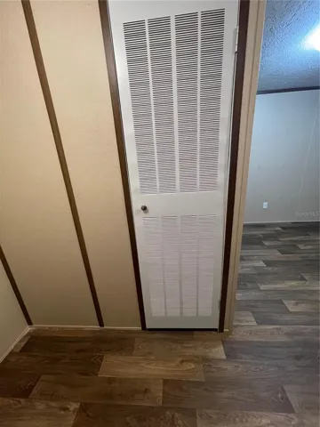 Utility closet in laundry room