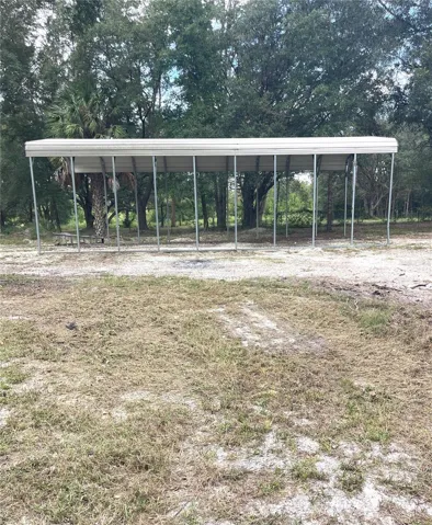 Side view RV cover