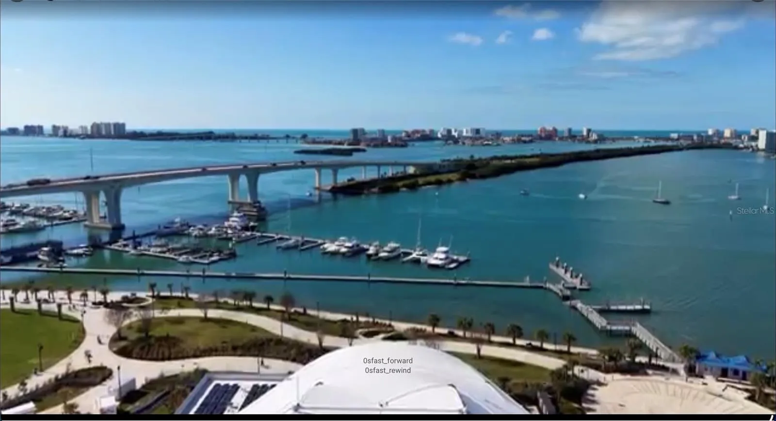 Baycare Sound Entertainment space overlooking the Gulf.