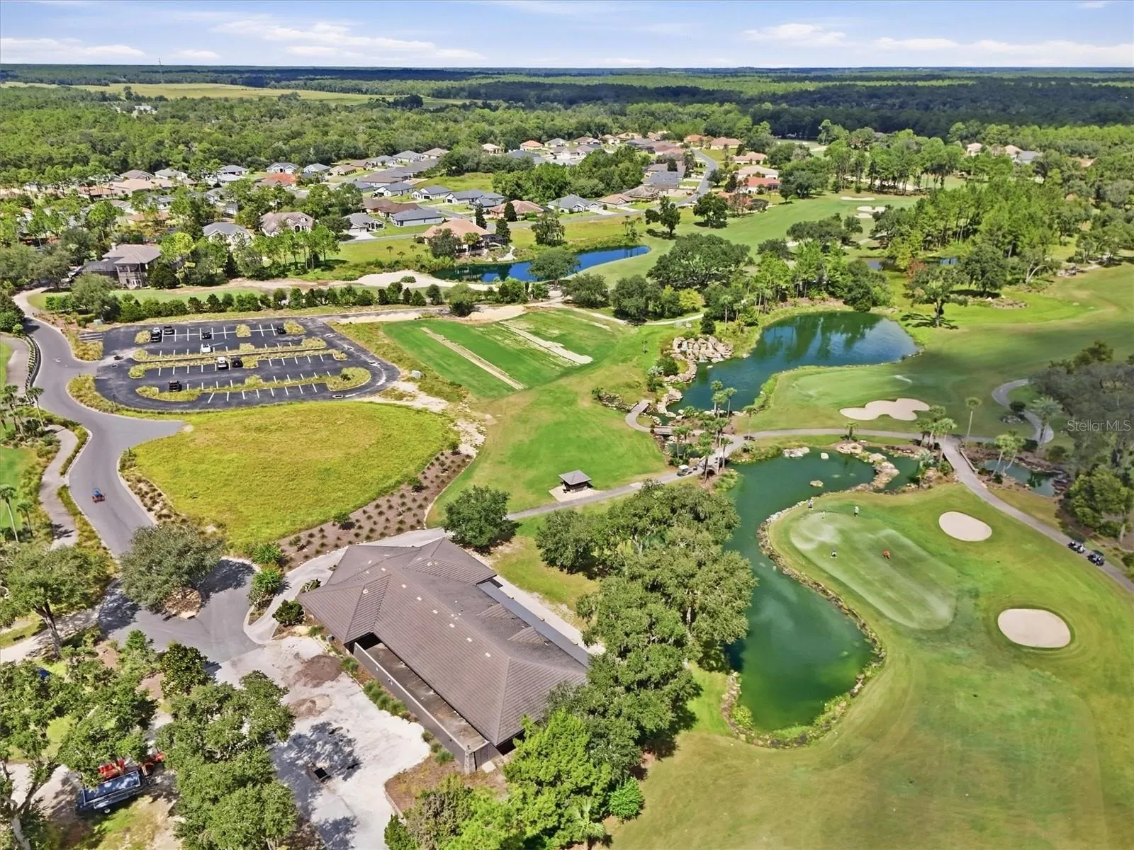 GOLF COURSE AND CLUB HOUSE
