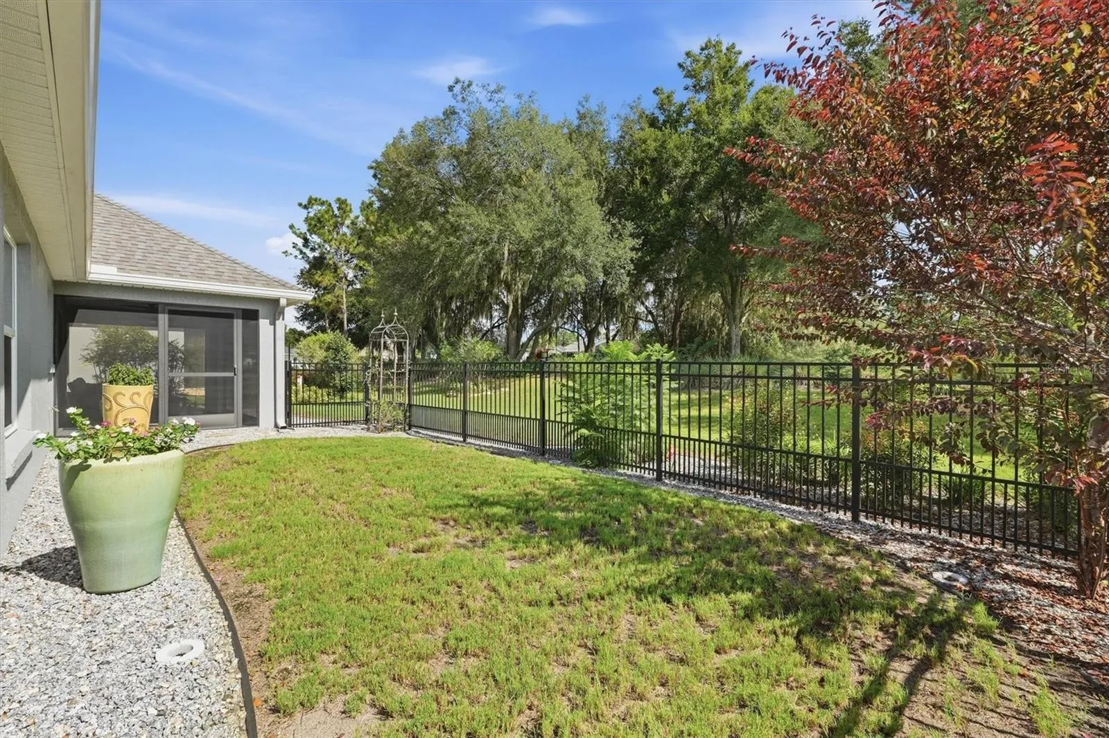 FENCED BACK YARD