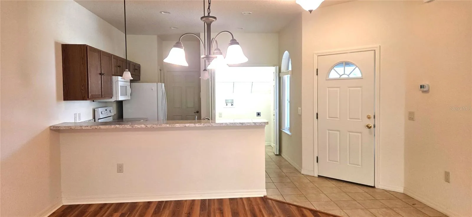 Front Door &amp; Kitchen