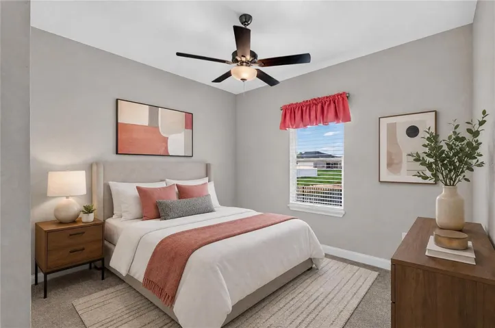 Bedroom (digitally staged)