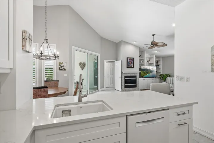 Excellent counter space for prep and food display.