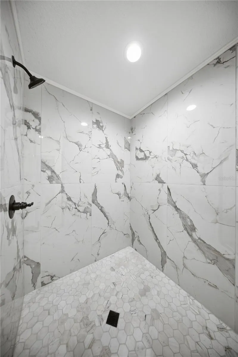 Oversized walk in shower