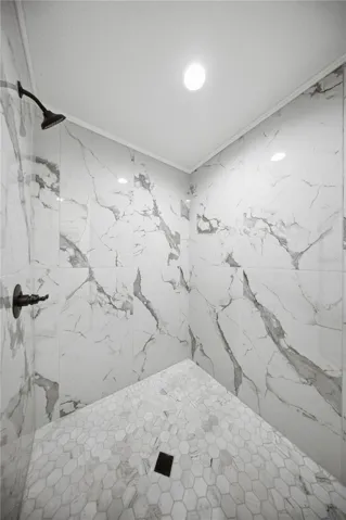 Oversized walk in shower