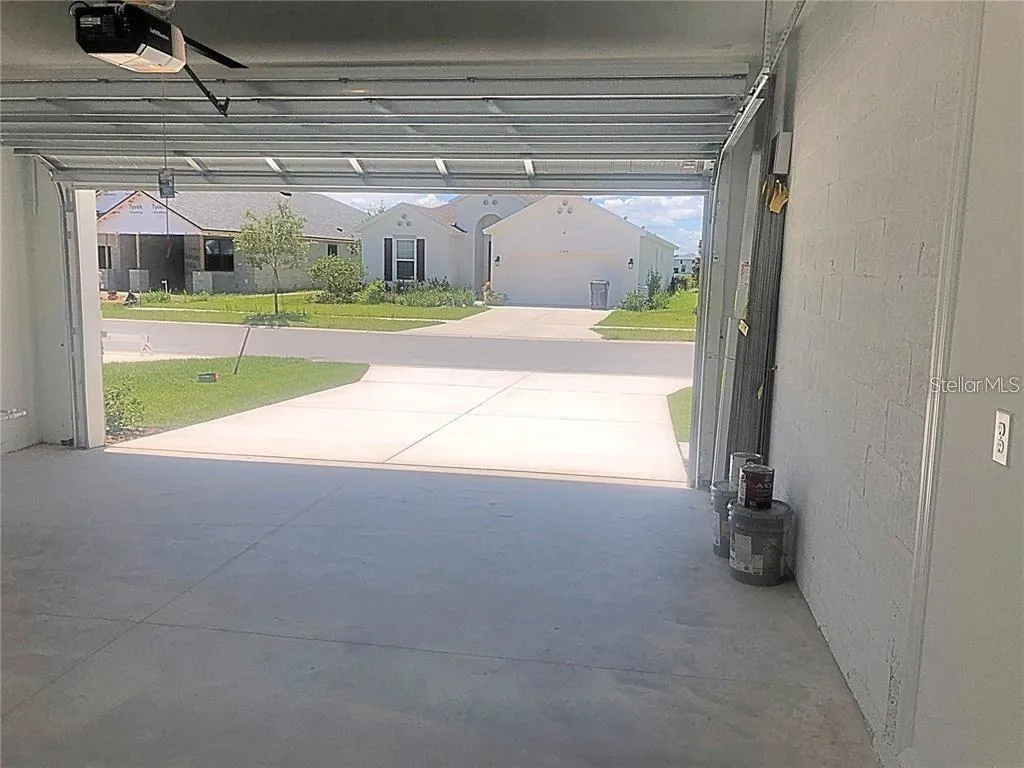 large 2 car garage