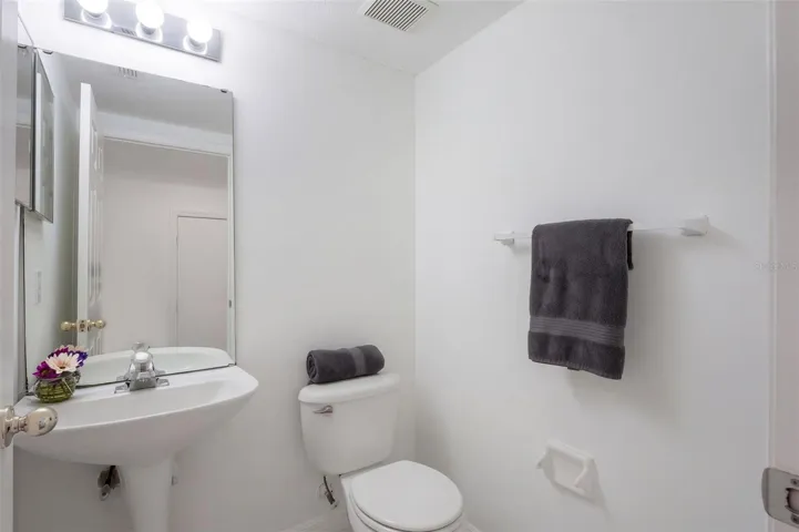 Downstairs half bath