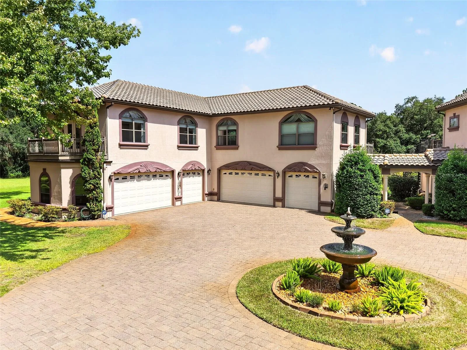 Six car garage with two bedroom apartment known as "The Cuckoo's Nest"