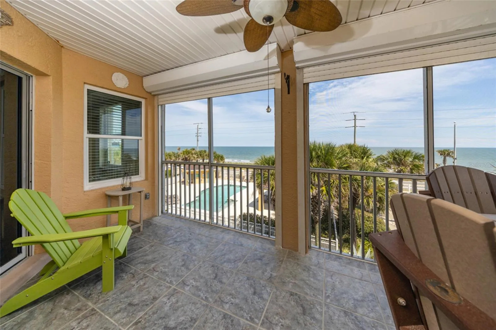 Ocean View From Living Room