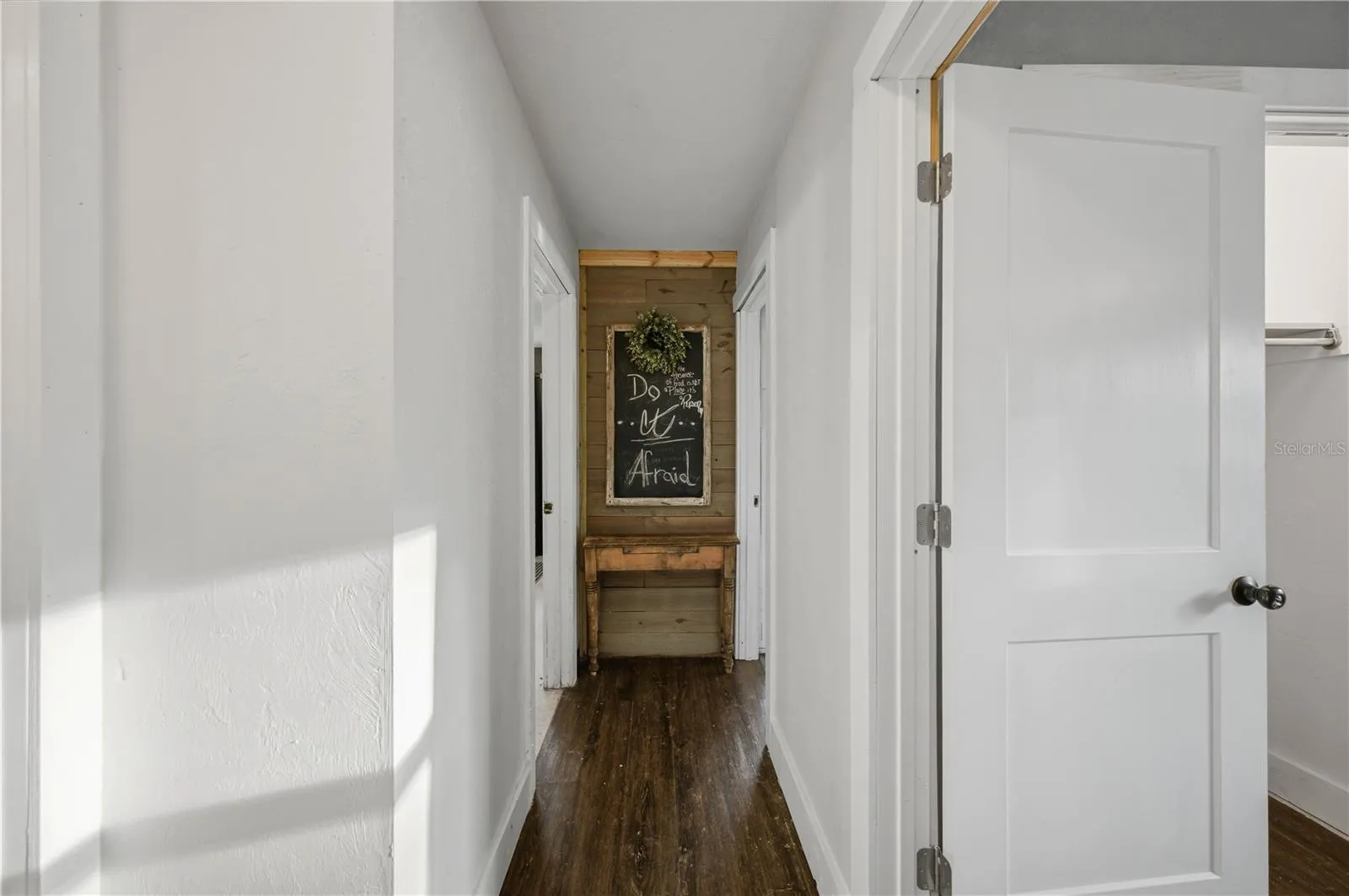 Hall leading to bedrooms