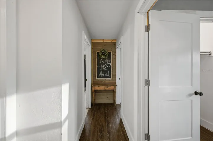 Hall leading to bedrooms