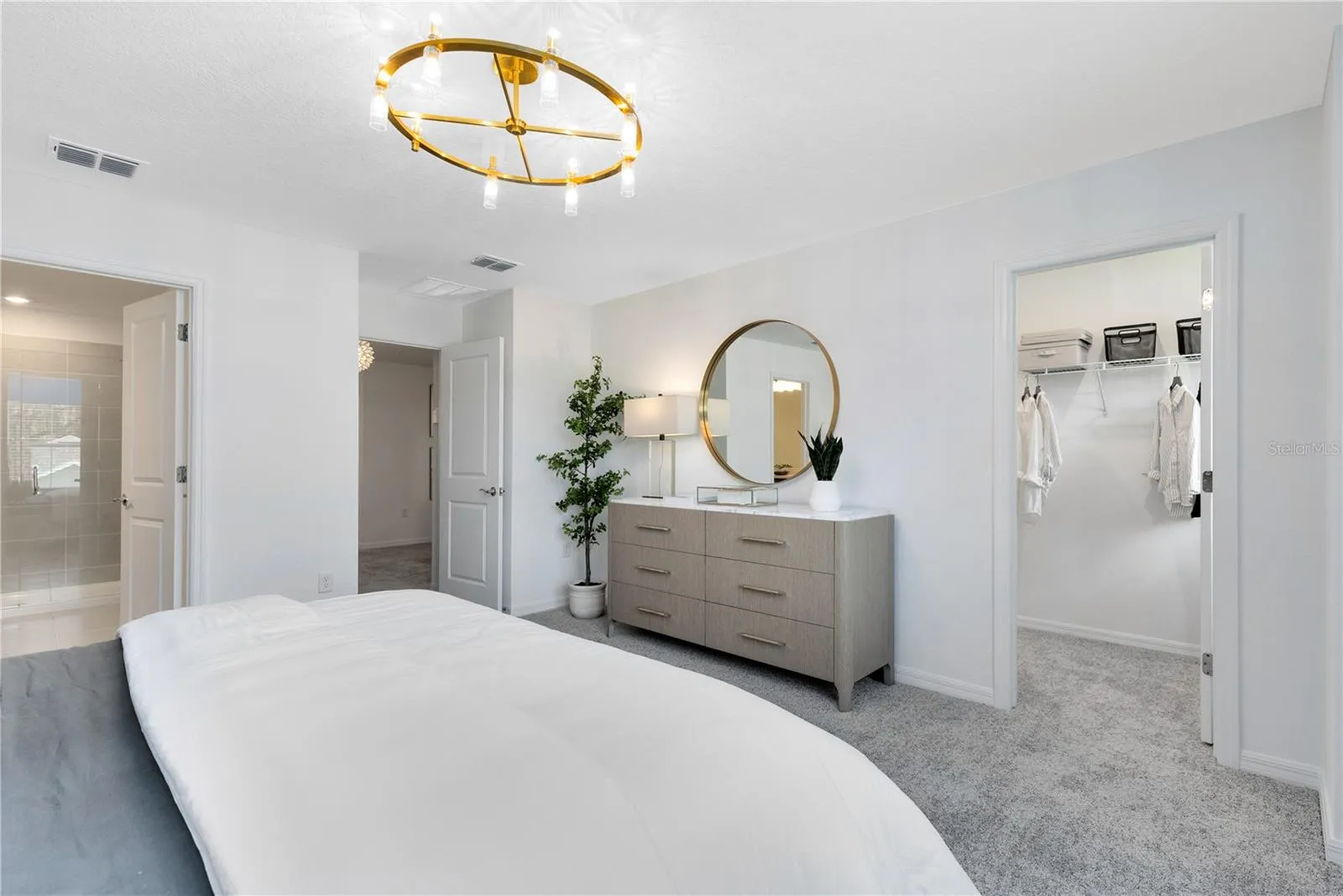 Model Home Design Only. Pictures and furnishings are for illustrative purposes only. Elevations, colors and options may vary. Furniture is for model home staging only.