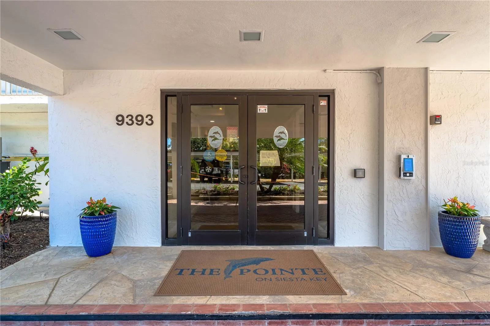 Welcoming and secure lobby access.