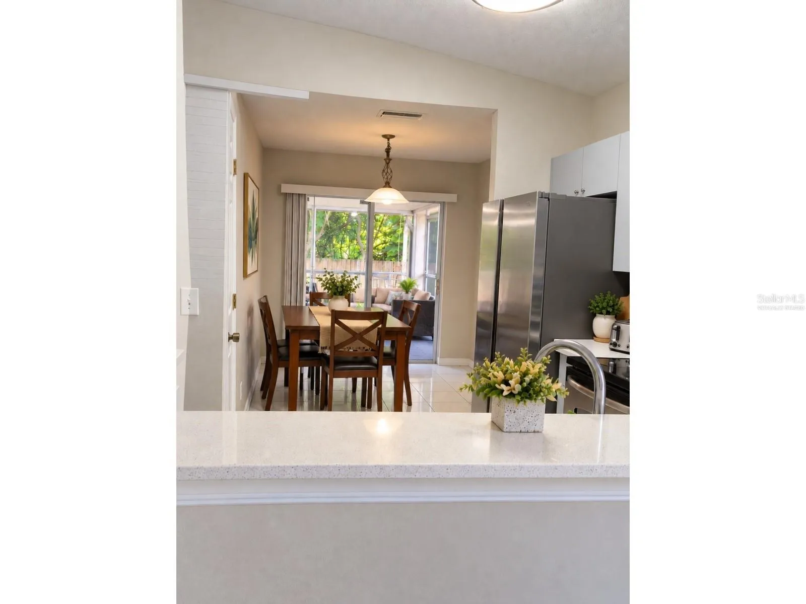 Virtually Staged - Kitchen/Dining