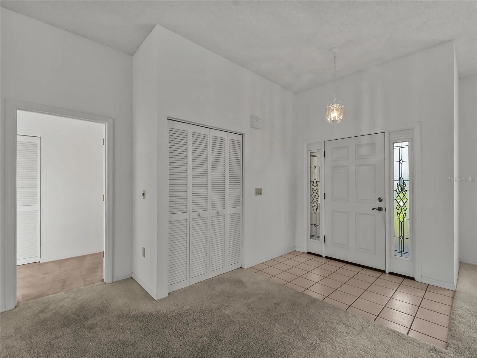 Front door and Hall closet